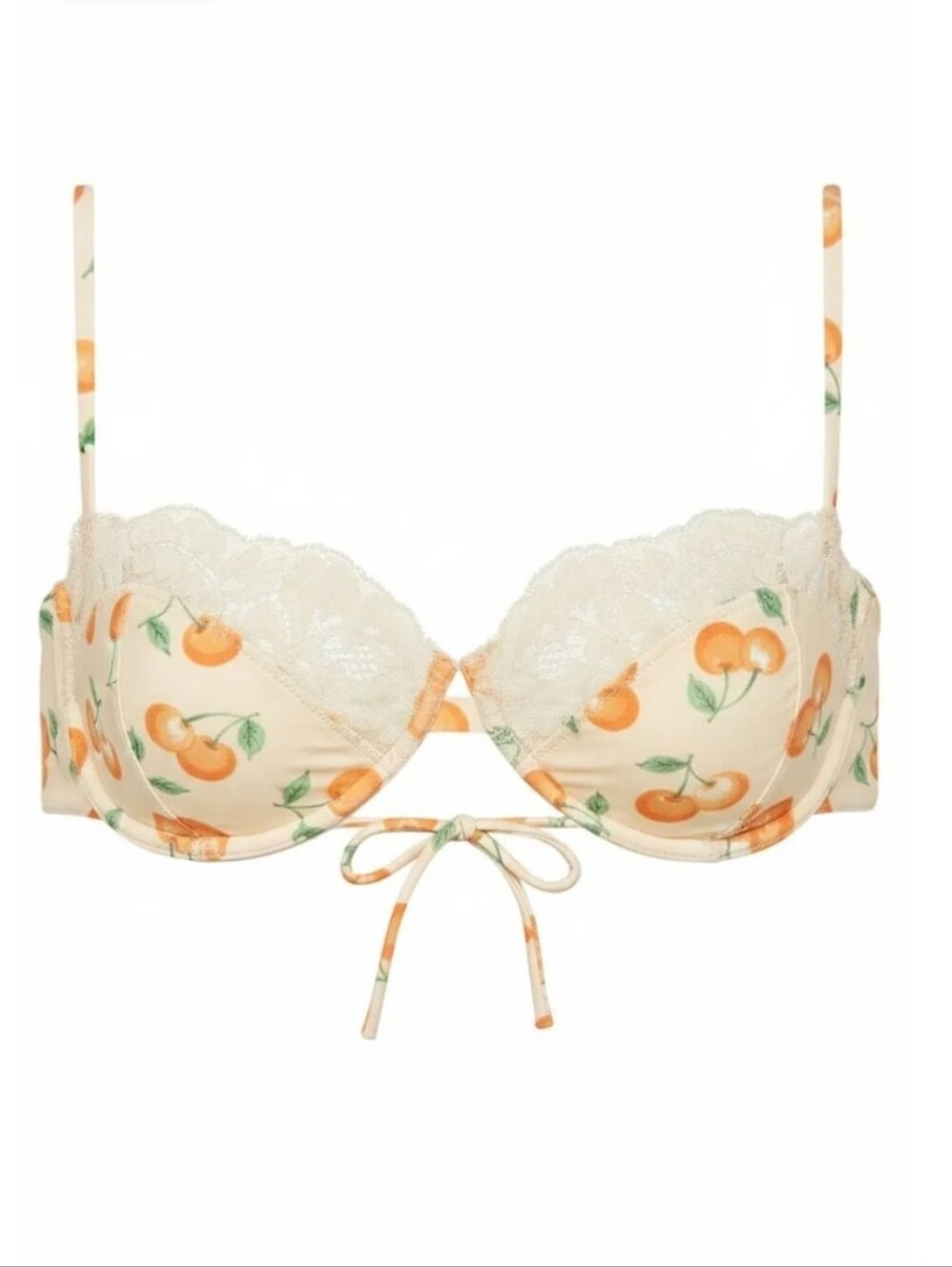 Montce Lena Bikini Top | Cherry Sherbet | Size XS